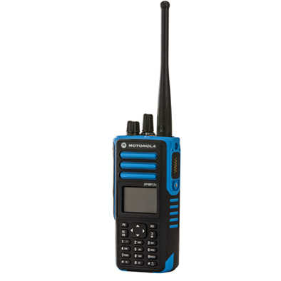 ATEX numerische Handfunkgeräte : MotoTrbo by Motorola DP4801 ATEX